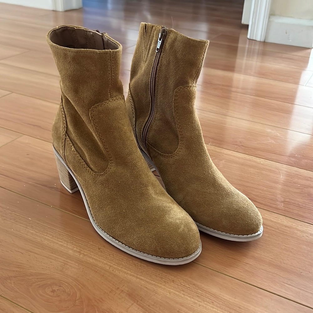 Tan Suede Boots